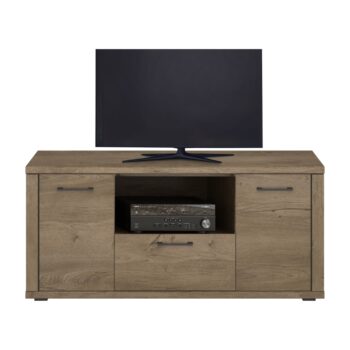 TV stolík Conrad 2D1S v elegantnom prevedení dub lefkas je ideálnym riešením pre moderné interiéry. Tento kus nábytku od značky KONDELA ponúka nielen praktické využitie, ale aj estetický vzhľad, ktorý sa hodí do každej obývačky.