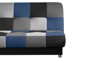 NABBI Cosa rozkladacia pohovka s úložným priestorom čierna / sivá / svetlosivá / fialová – Obrázok 4