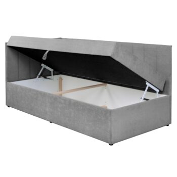 Čalúnená jednolôžková posteľ Cropi v elegantnej sivej farbe je ideálnym riešením pre moderné interiéry. Táto posteľ, značky KONDELA, ponúka nielen štýlový vzhľad, ale aj praktické využitie vďaka úložnému priestoru. Je navrhnutá pre jednu osobu a jej rozmery sú 91 cm na šírku a 200 cm na hĺbku,…