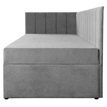 Čalúnená jednolôžková posteľ Cropi v elegantnej sivej farbe je ideálnym riešením pre moderné interiéry. Táto posteľ, značky KONDELA, ponúka nielen štýlový vzhľad, ale aj praktické využitie vďaka úložnému priestoru. Je navrhnutá pre jednu osobu a jej rozmery sú 91 cm na šírku a 200 cm na hĺbku,…