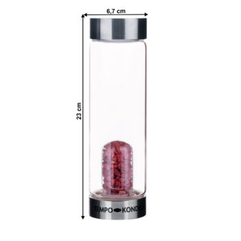 Predstavujeme vám elegantnú sklenenú fľašu s jaspisom Crystal o objeme 500 ml, ktorá je ideálnym doplnkom pre každodenné použitie v interiéri. Táto priehľadná fľaša od značky KONDELA kombinuje moderný vzhľad s praktickosťou a je vyrobená z kvalitného skla a nehrdzavejúcej ocele, čo zaručuje jej…