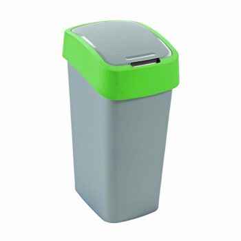 CURVER - Odpadkový kôš Flipbin 45 l, strieborno - zelený , 45 l
