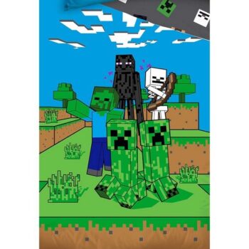 Carbotex Detské obliečky Minecraft Mob Monsters, 140 x 200 cm, 70 x 90 cm