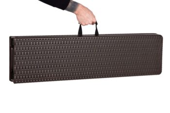 Cateringový stôl 180cm + 2 lavice - ratan