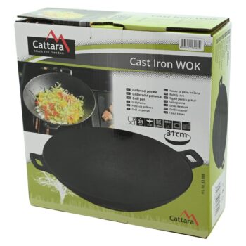 Cattara 13069 Grilovacia panvica Wok Liatina, pr. 31 cm