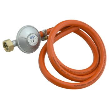 Cattara 13607 Plynový regulátor tlaku 30 mbar EN16129 s hadicou, 1,5 m, M