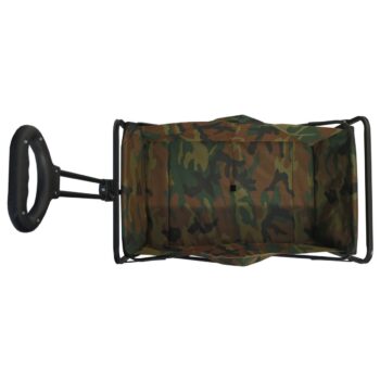 Cattara 13704 Kempingový vozík skladacie Trogir Army, 104 x 86 x 55 cm, M