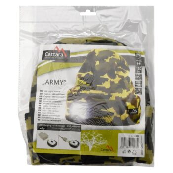 Cattara Čiapka s LED svietidlom Army, zelená