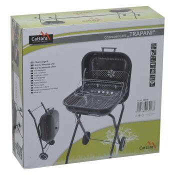 Cattara Gril na drevené uhlie Trapani, 46 cm