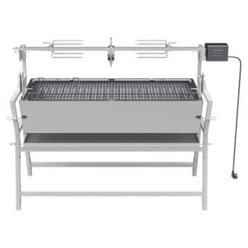 Cattara Gril na drevené uhlie s elektrickým ražňom Piglet, 138 x 96 x 62 cm
