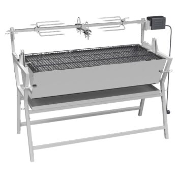 Cattara Gril na drevené uhlie s elektrickým ražňom Piglet, 138 x 96 x 62 cm