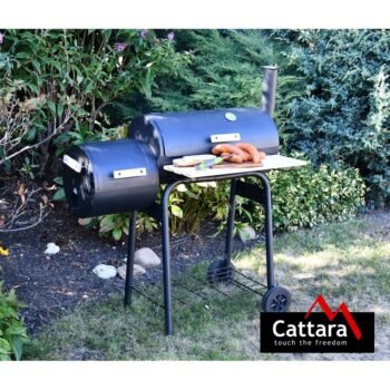 Cattara Gril na drevené uhlie s udiarňou Smokie, 100 x 55 x 113 cm