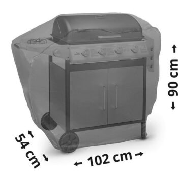 Cattara Kryt plynového grilu čierna, 102 cm
