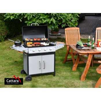 Cattara Plynový pojazdný gril Master Cheef, 133 x 98 x 51 cm