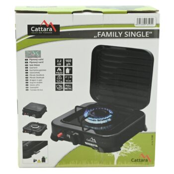 Cattara Plynový varič Traveler FAMILY SINGLE