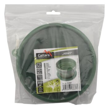 Cattara Silikónová skladacia miska Army, 950 ml, 950 ml