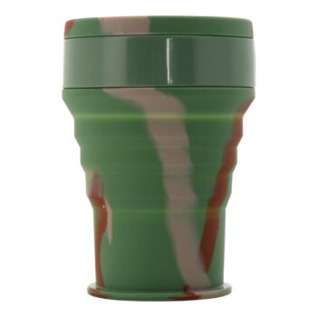 Cattara Silikónový skládací téglik Army, 350 ml