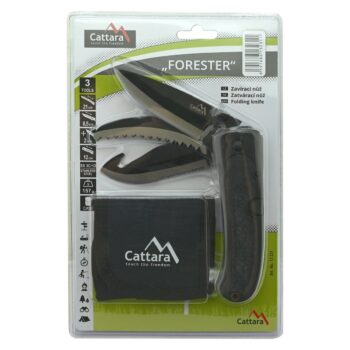 Cattara Vreckový nôž FORESTER 3v1, 21 cm