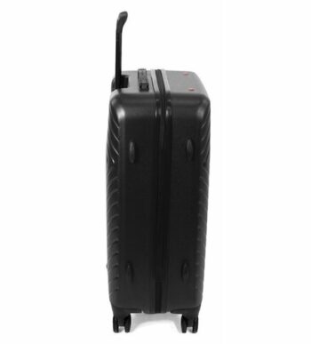 Cestovný kufor na kolieskach Compactor Cosmos L, vrátane ručnej pumpy, váhy, TSA zámok, 46,5x26x68 cm, čierny