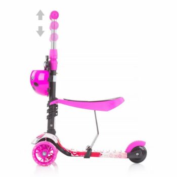 Chipolino Kolobežka s vodiacou tyčou Kiddy Evo 3v1, Lollipop