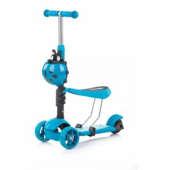 Chipolino Kolobežka s vodiacou tyčou Kiddy Evo 3v1, Ocean