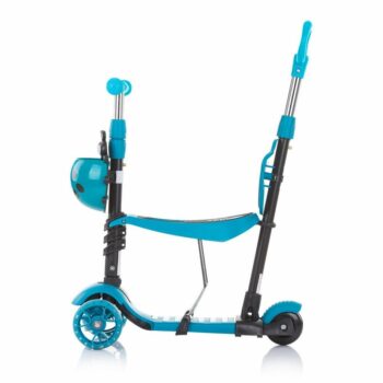 Chipolino Kolobežka s vodiacou tyčou Kiddy Evo 3v1, Ocean