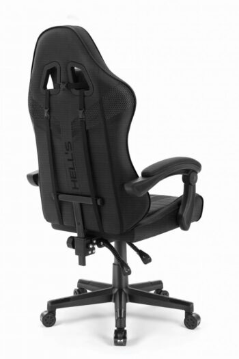 Čierne herné kreslo 1004 BLACK