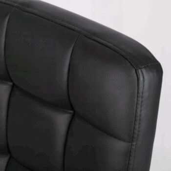 Čierne kožené kancelárske kreslo G401