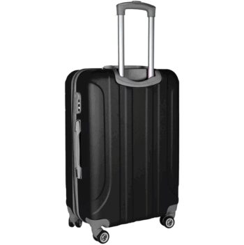 Čierny kufor s rozmermi 65 x 39 x 24 cm - 56l