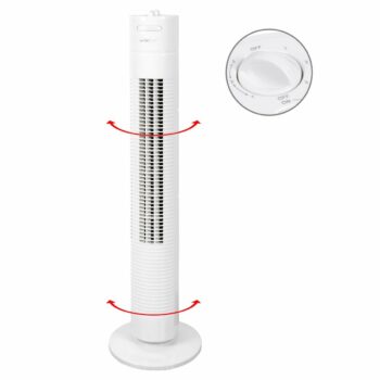 Clatronic TVL 3770 stĺpový ventilátor, biela