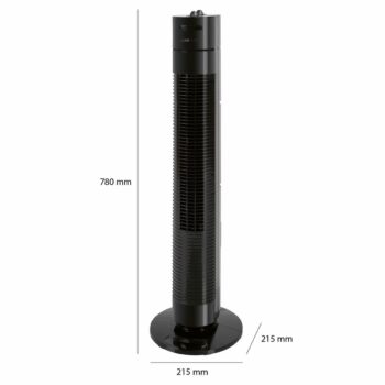 Clatronic TVL 3770 stĺpový ventilátor, čierna
