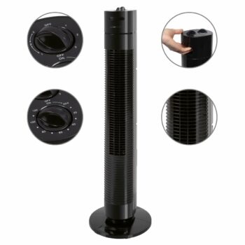 Clatronic TVL 3770 stĺpový ventilátor, čierna