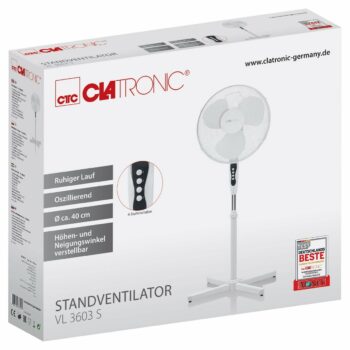Clatronic VL 3603 S WH stojanový ventilátor 40 cm, biela
