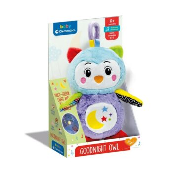 Clementoni Clemmy baby - Interaktívna plyšová sovička s nočným svetlom a zvukmi