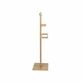 Compactor Bamboo bambusový stojan na oblečenie s odkladacou plochou - 44,5 × 32 × 115 cm