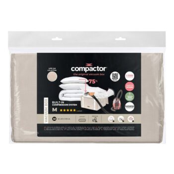 Compactor Compactor Life 2.0. vákuový úložný box s puzdrom - M 125 litrov, 42 x 40 x 25 cm, M