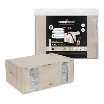 Compactor Compactor Life 2.0. vákuový úložný box s puzdrom - XXL 210 litrov, 65 x 50 x 27 cm, XXL