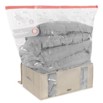 Compactor Compactor Life 2.0. vákuový úložný box s puzdrom - XXL 210 litrov, 65 x 50 x 27 cm, XXL