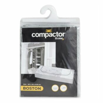 Compactor Nízký textilní úložný box Boston, 107 x 46 x 16 cm, sivá