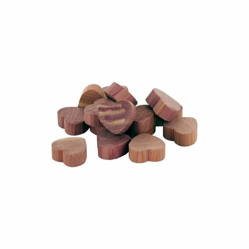 Compactor Odpudzovač molí z cédrového dreva srdce do zásuvky, 15 ks Compactor Odpudzovač molí z cédrového dreva srdce do zásuvky, 15 ks