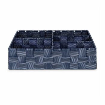 Compactor Organizér na bielizeň a doplnky Toronto, 5 priehradok, modro-sivá