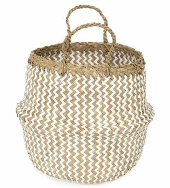 Compactor Prírodný košík z morskej trávy a papiera Belly S, skladací, 27 x 26 cm, S