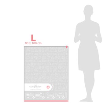 Compactor Sada vákuových úložných vriec Bag Aspispace L 120 litrov, 80 x 100 cm, 10 ks