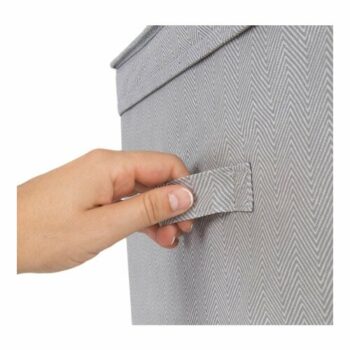 Compactor Skladací úložný kartónový box Wos, 40 x 50 x 25 cm, sivá, L