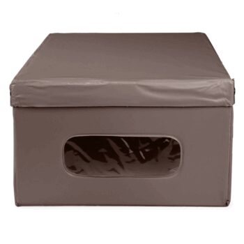 Compactor Skladacia úložná krabica s vekom SMART, taupe, S