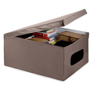 Compactor Skladacia úložná krabica s vekom SMART, taupe, S