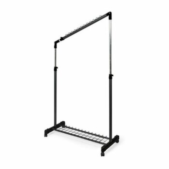 Compactor Stojan na šaty pod schody Stairs Black, 91,5 x 45 x 102-170 cm