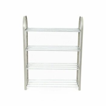 Compactor Štvorposchodový botník na 12 párov topánok Poly, 49,5 x 18,4 x 65 cm