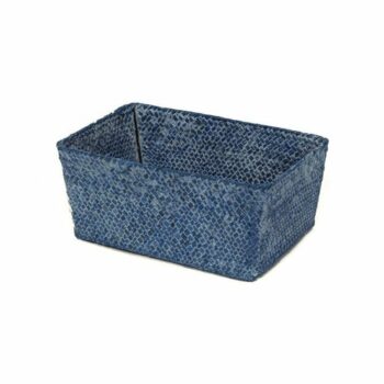 Compactor Úložný košík Compactor KITO - ručne pletený, 30 x 20 x 13 cm, modrý " Jeans"