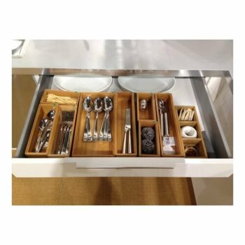 Compactor Úložný organizér Compactor Bamboo Box XL - 30 x 7,5 x 6,5 cm, XL